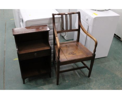 Commode chair &amp; telephone table 