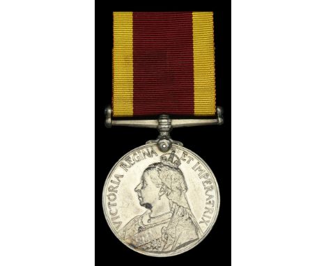 China 1900, no clasp (G. E. Astbury, Pte. R.M., H.M.S. Terrible.) good very fine  £180-£220