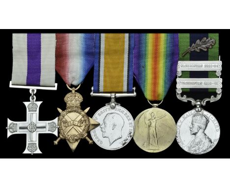 A Great War M.C. group of five awarded to Lieutenant-Colonel H. Stedman, Indian Army Reserve of Officers, attached 56th Punja