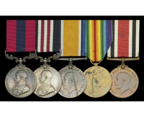 A Great War ‘Capture of Havrincourt September 1918’ D.C.M. and M.M. group of five awarded to Company Sergeant-Major J. H. Til
