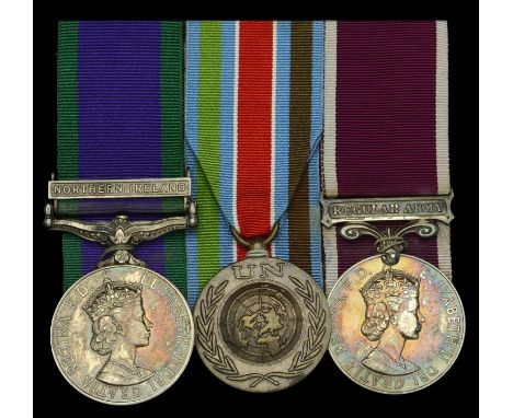 Three: Staff Sergeant R. W. McMillan, Royal Electrical and Mechanical Engineers  General Service 1962-2007, 1 clasp, Northern