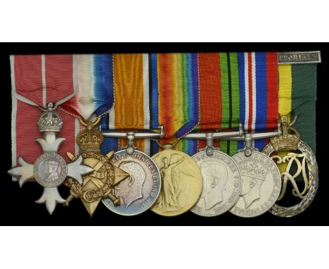 An inter-War M.B.E. group of seven awarded to Major E. G. Baker, Hampshire Regiment, later The Princess Beatrice’s (Isle of W