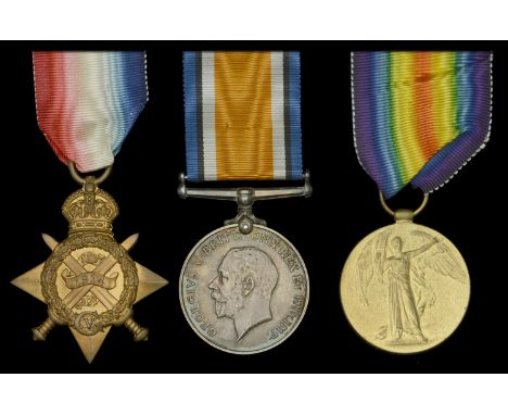 Three: Driver A. Young, British Red Cross Society and Order of St. John of Jerusalem  1914 Star (A. Young. B.R.C.S. & O. St. 
