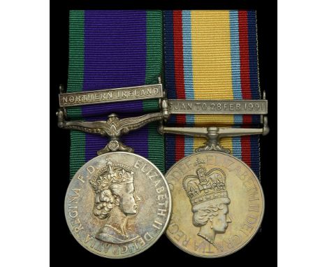Pair: Corporal P. R. Harland, Royal Electrical and Mechanical Engineers  General Service 1962-2007, 1 clasp, Northern Ireland