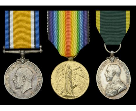 Three: Private D. Morgan, Oxfordshire and Buckinghamshire Light Infantry, who was taken Prisoner of War at St. Quentin in Mar