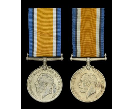 British War Medal 1914-20 (2) (13419 L-Cpl. L. B. Woolcock. 5-D.A.S.P. A.I.F.; 67496 Pte. W. C. Stanley. G.S.R. A.I.F.) very 