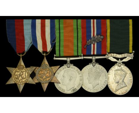 Five: Battery Quartermaster Sergeant R. D. Channon, Royal Artillery, who was Mentioned in Despatches for his services in Nort