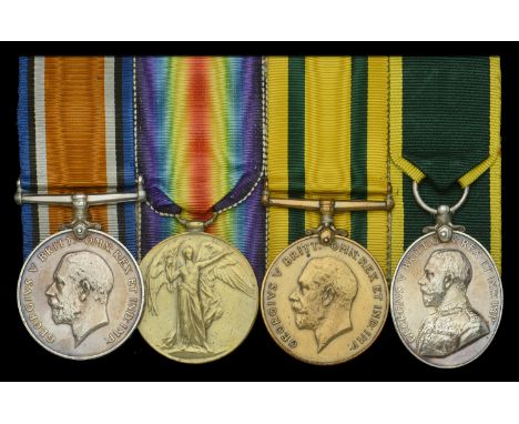 Four: Second Lieutenant J. A. Ridout, Hampshire Regiment, late Squadron Sergeant Major, 1st/1st Hampshire Yeomanry (Carabinie