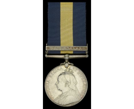 Cape of Good Hope General Service 1880-97, 1 clasp, Bechuanaland (Nat. Det. Letuka. C. Pce.) light scuffing overall, otherwis