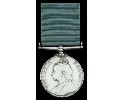 Volunteer Force Long Service Medal, V.R. (2008. Pte. W. Whittington. 5/V.B. Hamps: R.) engraved naming, nearly extremely fine