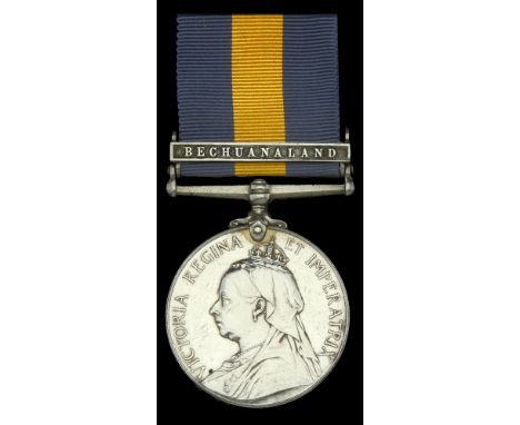 Cape of Good Hope General Service 1880-97, 1 clasp, Bechuanaland (Pte. C. E. Pyper. Lanhams Hrs.) good very fine and rare £26