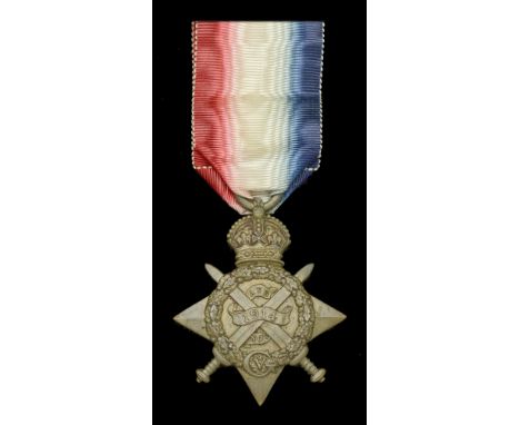 1914 Star (8321 Pte. W. Griffiths. R. Ir: Regt.) scratching to reverse, very fine £100-£140  ---  William Griffiths was born 