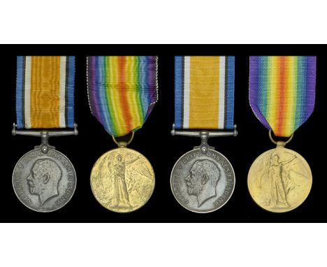 Pair: Private S. G. Eley, Monmouthshire Regiment, later Royal Welsh Fusiliers, who died of wounds on the Western Front on 30 