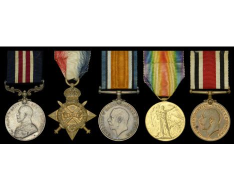 A Great War 1917 ‘Western Front’ M.M. group of five awarded to Sergeant H. M. Hill, 2nd Battalion, Worcestershire Regiment  M
