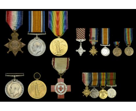 Three: Driver F. Moss, Army Service Corps 1914-15 Star (T1-1301 Dvr: F. Moss. A.S.C.); British War and Victory Medals (T1-130