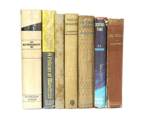 MORTON, JB (Beachcomber): Mr. Thake Again, 1931, 1st. edn. Plus 3 others 1st. edn. no DWs; Wodehouse, PG: Two 1st. edns. with