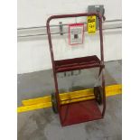 Dayton Welding Cylinder Cart, 500 LB. Cap., Model 42J05B