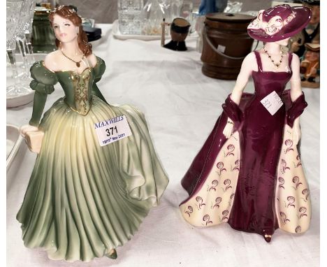A Royal Worcester The Special Edition figure 'Jessica' 304 and a Coalport 2004 figure 'Frances' 