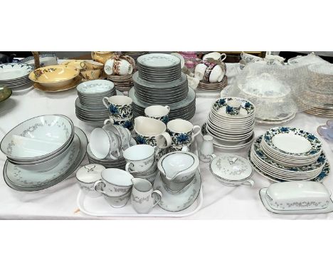 A Midwinter 40 piece (approx) part dinner service and a Noritake 'Westview' 55 piece (approx) part dinner service 