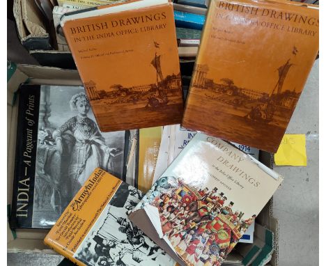 INDIA - A Pageant of Prints 1989, 3 volumes of Drawings in the India Office Library, related books 