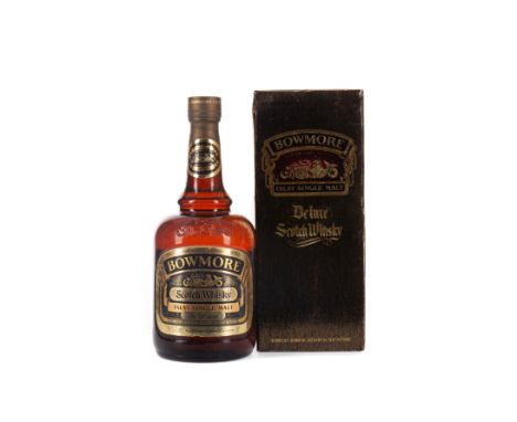 BOWMORE DELUXE 26 2/3 FL.OZ Single Malt Scotch Whisky 26 2/3 fl.oz, 70° proof, in carton.