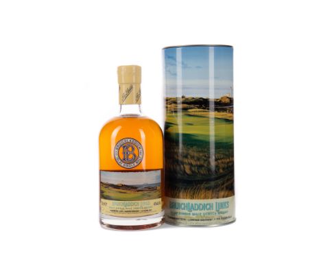 BRUICHLADDICH LINKS TURNBERRY AGED 14 YEARS Single Malt Scotch Whisky. Bottle no. 1342 of 12,000. 70cl, 46% volume, in tin.