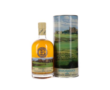 BRUICHLADDICH LINKS ST ANDREWS AGED 14 YEARS Single Malt Scotch Whisky Bottle no. 6597 of 12000. 70cl, 46% volume, in tin.