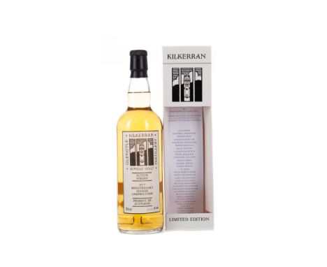 KILKERRAN 10TH ANNIVERSARY DINNER Single Malt Scotch Whisky Bottled to comemorate the Glengyle distillery's 10th anniversary 