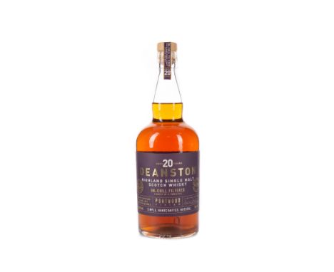 DEANSTON PORTWOOD AGED 20 YEARS Single Malt Scotch Whisky 70cl, 54.2% volume