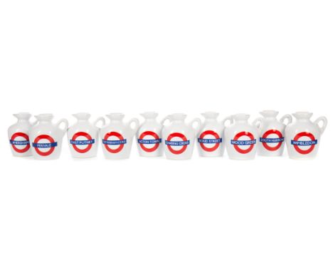 TWENTY MACALLAN LONDON UNDERGROUND SERIES 10 YEAR OLD MINIATURES Single Malt Scotch Whisky Includes Angel, Whitechapel, Warre