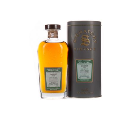 CRAIGDUFF 1973 SIGNATORY AGED 32 YEARS Single Malt Scotch Whisky Distilled 4 April 1973, matured in sherry butt no. 2513, bot
