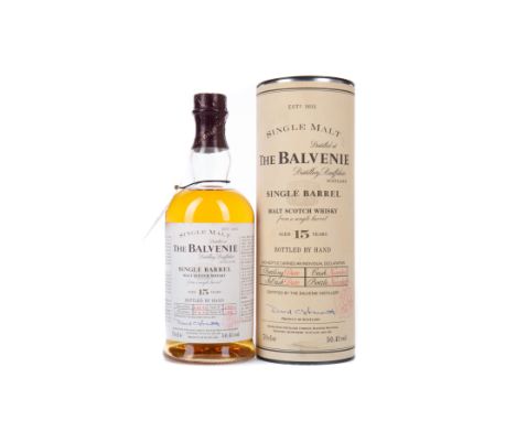 BALVENIE 1980 SINGLE BARREL AGED 15 YEARS Single Malt Scotch Whisky Cask no. 11964 filled 8 September 1980, bottled 4 October