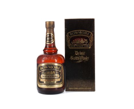 BOWMORE DELUXE 26 2/3 FL.OZ Single Malt Scotch Whisky 26 2/3 fl.oz, 70° proof, in carton.