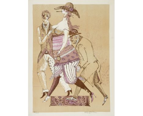 Bele Bachem(1916 Düsseldorf - 2005 München)Set aus 11 Graphiken. Je Lithographie, teils farbig, je auf Papier. Blattmaße von 
