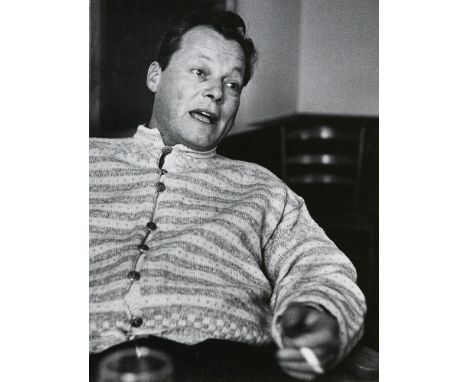 Herbert List. (1903 Hamburg - 1975 München). Willy Brandt. Oberbürgermeister von Berlin, Lüneburger Heide XII 1960. Vintage. 