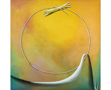 Neue Wilde - - Gerhard Naschberger. (1955 Klagenfurt - 2014 Lima). o.T. Acryl auf Leinwand. 169 x 170,5 cm. Verso signiert Na