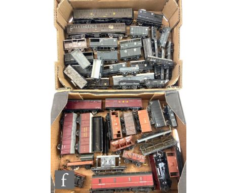 Forty seven OO gauge&nbsp;items of rolling stock by Hornby, Triang, Bachmann, Lima and others, to include trucks, wagons and 