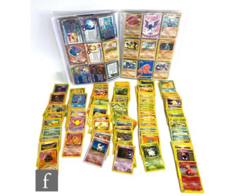 A large collection of Pokémon cards, to include various part sets, including Base set, Fossil, Jungle, Team Rocket, Gym Heroe