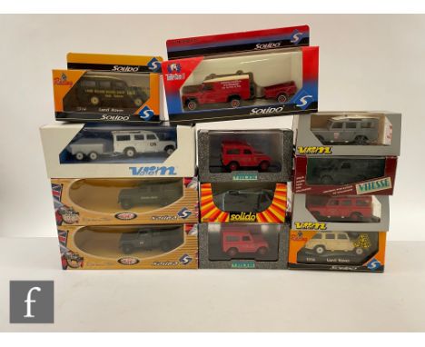 A collection of continental diecast models, mostly 1:43 scale, by Vitesse, Solido and Verem, all boxed. (12) 