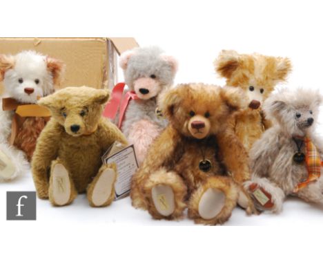 A collection of Dean's Rag Book teddy bears, comprising Walnut Whip, limited edition 68 of 70, Moreton Jeffries, limited edit