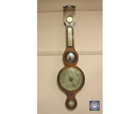 A 19th century mahogany barometer