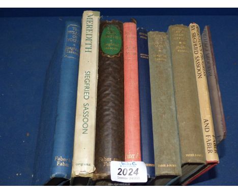 A small collection of works by Siegfried Sassoon including Memoirs of a Fox-Hunting Gentleman trilogy (8 vols.).