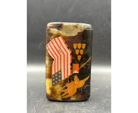 A Vintage American Military cigar or tobacco case.