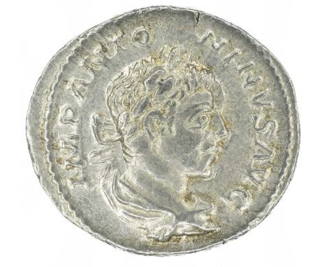 Elagabalus Denarius (218-222AD), Rome, AD 219, IMP ANTONINVS AVG, Laureate and draped bust r., PROVID DEORVM, Providentia sta
