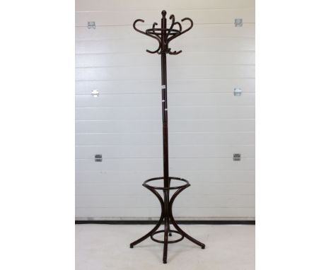 Bentwood Cloak and Stick Stand, 195cm high 