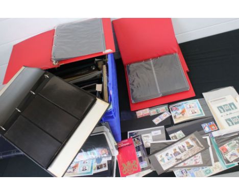 A collection of mixed stamps and first day covers mainly within albums. 