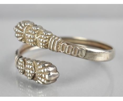 A Victorian Etruscan Revival Bangle/Cuff, Decorative Terminals with Registered Marks Verso, 11.6gms