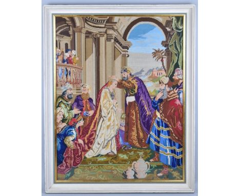 A Framed Tapestry, The Crowning of Esther, 1965, 52x68cm