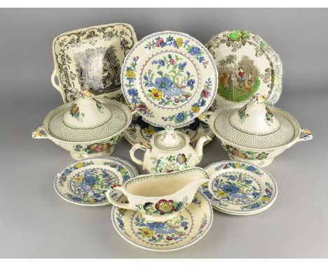 A Collection of Various Mason's to Comprise Tureens, Teapot, Plates etc (Condition Issues)