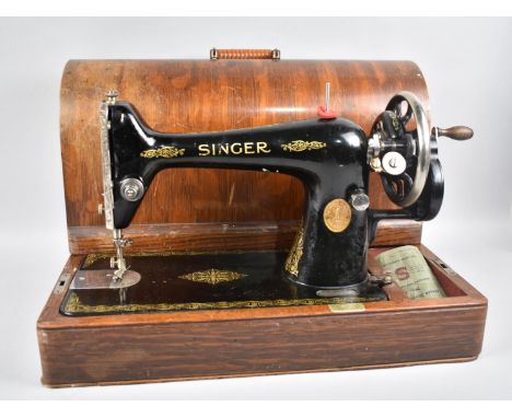 A Vintage Manual Singer Sewing Machine